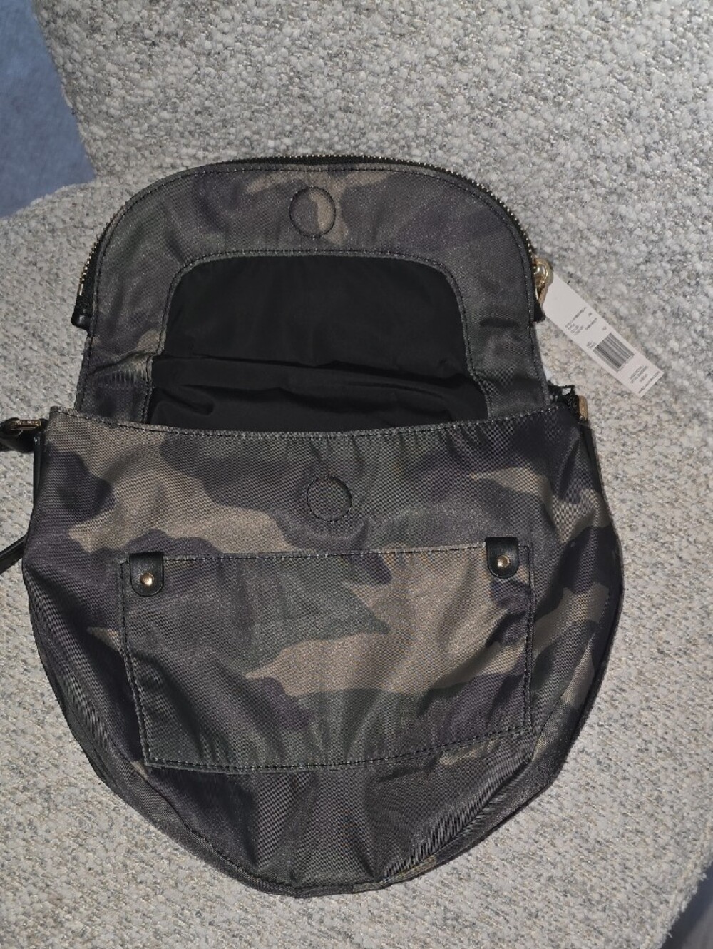 Marc Jacobs Green Camo Preppy Mini Messenger Crossbody Bag - Picture 4 of 14